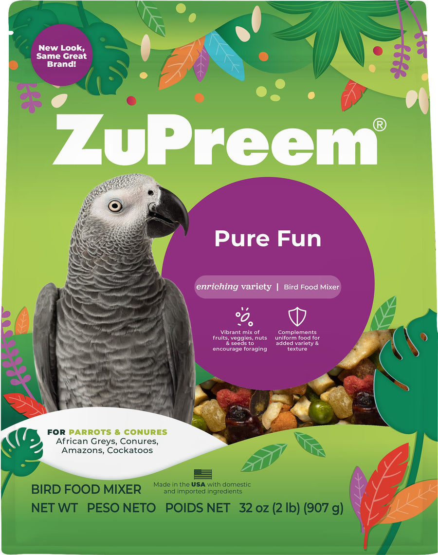 Zupreem Pure Fun Parrots & Conure Food, 2 lb
