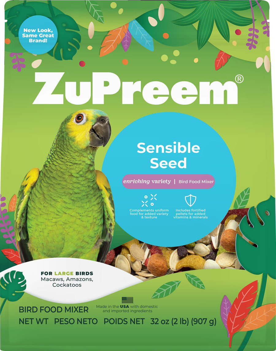 Zupreem Sensible Seed Large Bird Food, 2 lb - Parrot