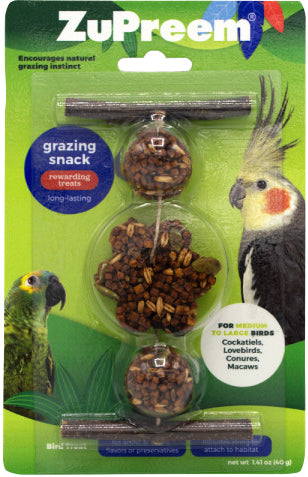 Zupreem Grazing Snack Treat, 1.76 oz - Edibles