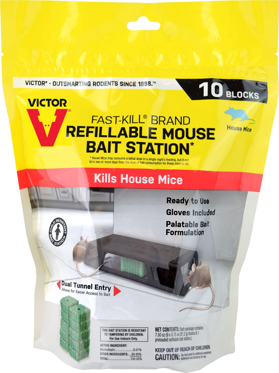 Victor Refill for Mouse Bait Station, 10 ct - Killing Agents