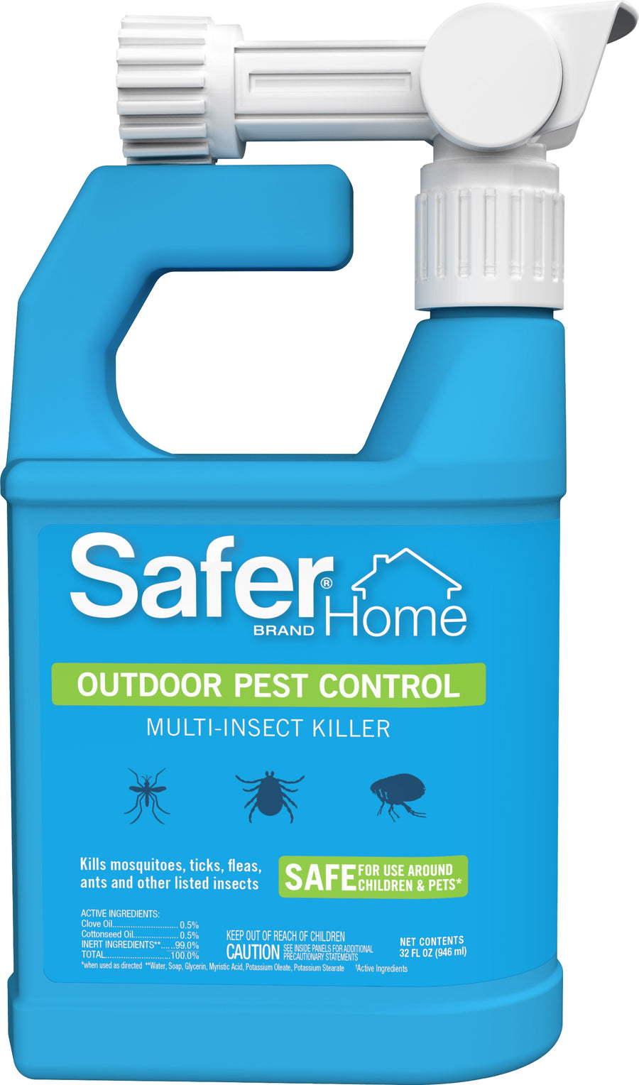 Safer Home Outdoor Pest Control & Insect Killer, 32 oz - Home & Patio Fog/Spray