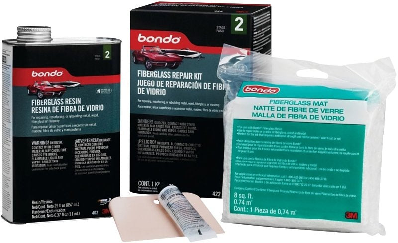 Bondo 422 Fiberglass Resin Repair Kit Can