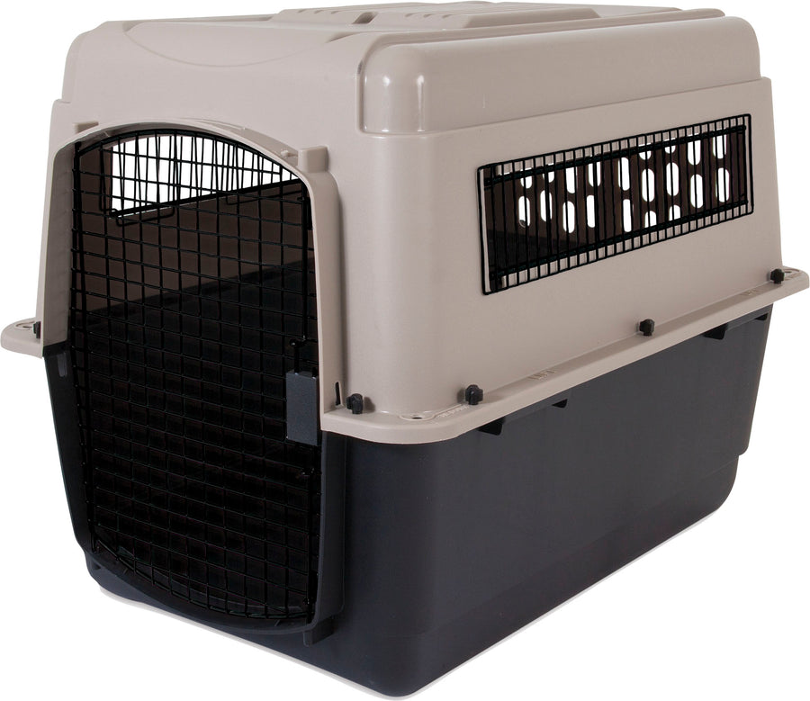 Petmate Ultra Vari Kennel, Taupe/Black, 36 in - Resin