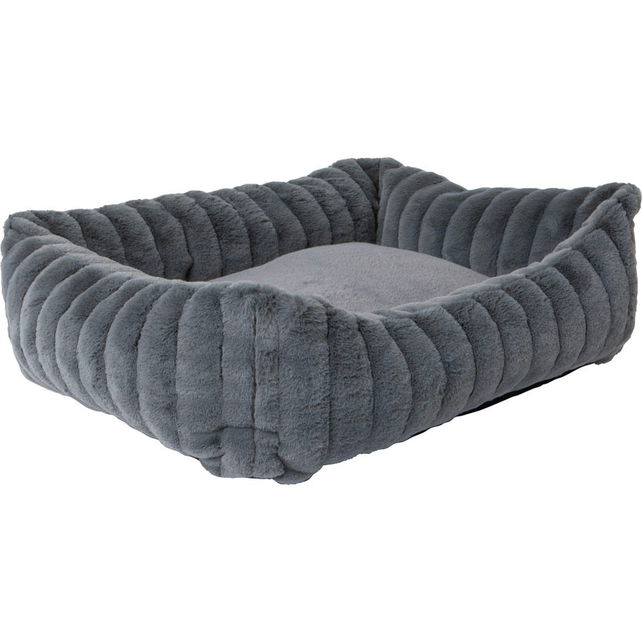 Petmate Lavender Plush Cuddler Bed, Assorted, 26x22 in - Beds