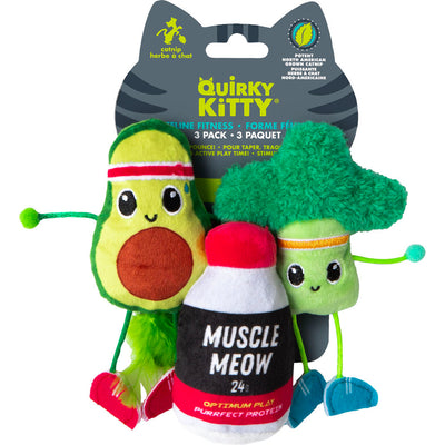 Quirky Kitty Feline Fitness Cat Toy, 3 pc - General