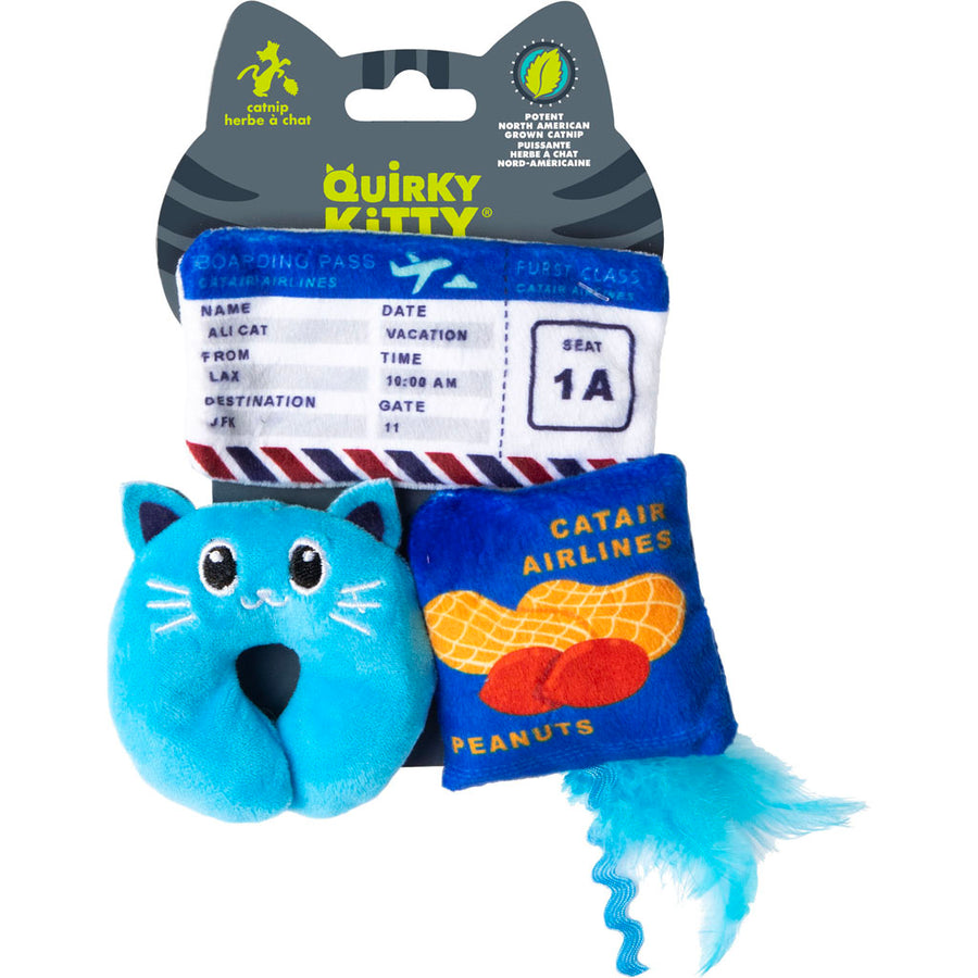 Quirky Kitty Furst Class Cat Toy, 3 pc - General