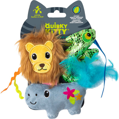 Quirky Kitty Sassy Safari Cat Toy, 3 pc - General