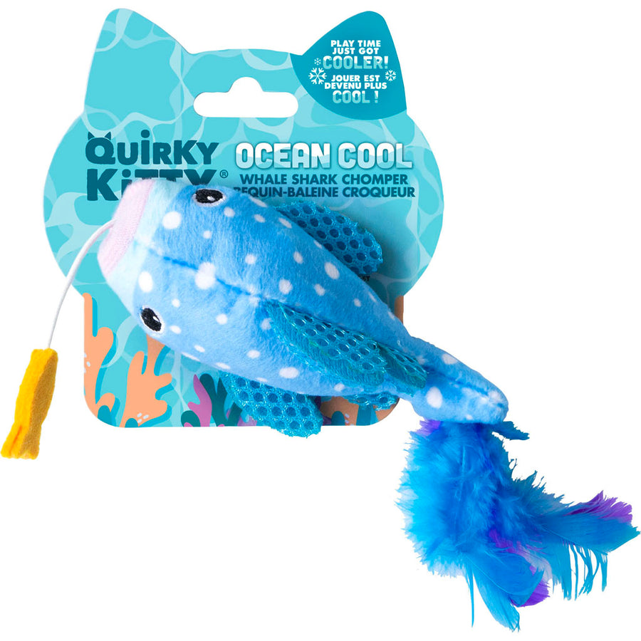Quirky Kitty Whale Shark Chomper Cat Toy - General