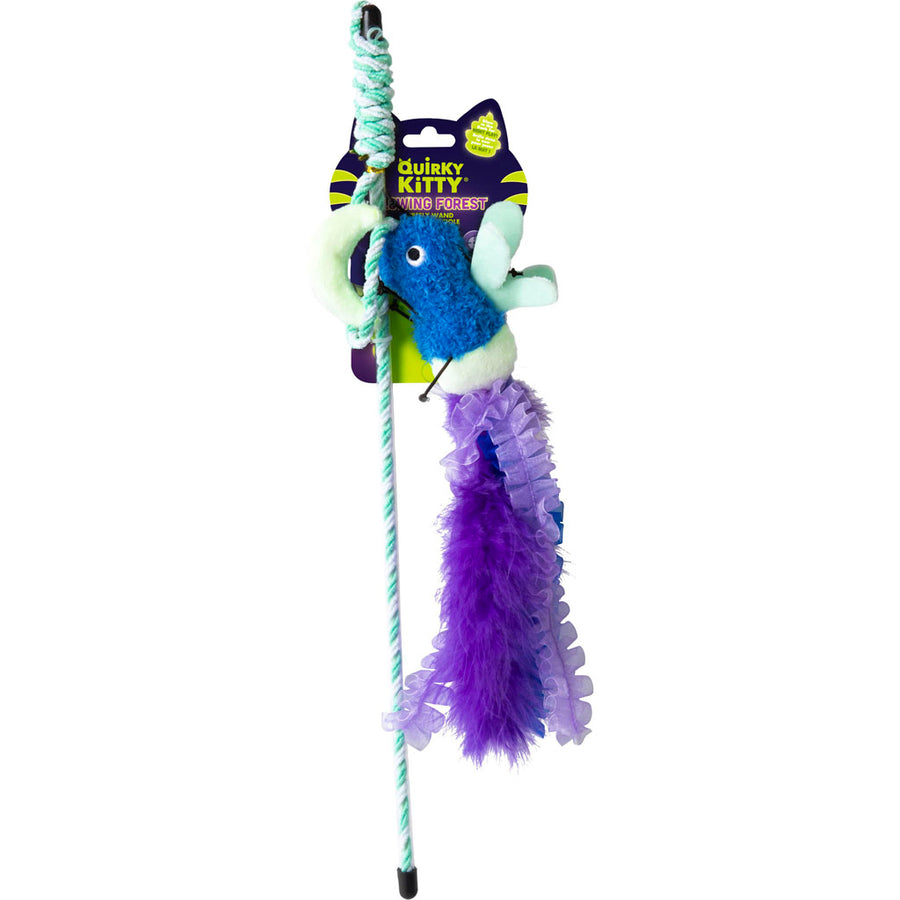 Quirky Kitty Firefly Wand Cat Toy - Interactive