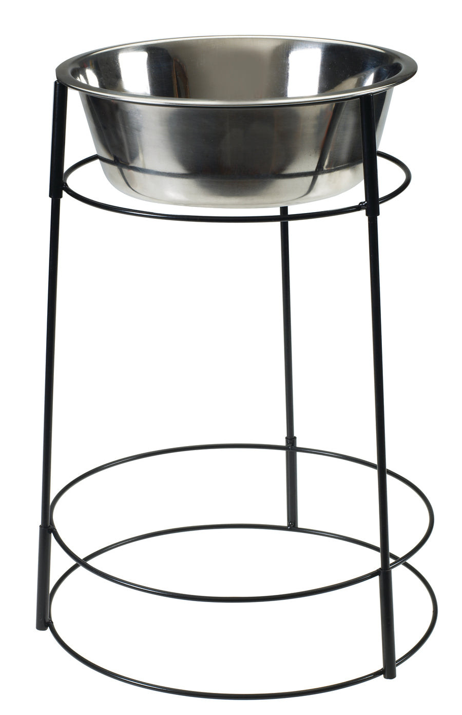 Spot Hi-Rise Single Diner, Black, 2 qt - Raised Diners