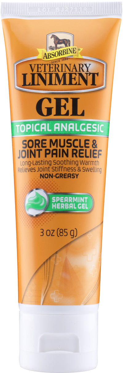 Absorbine Veterinary Liniment Gel, Spearmint, 3 oz
