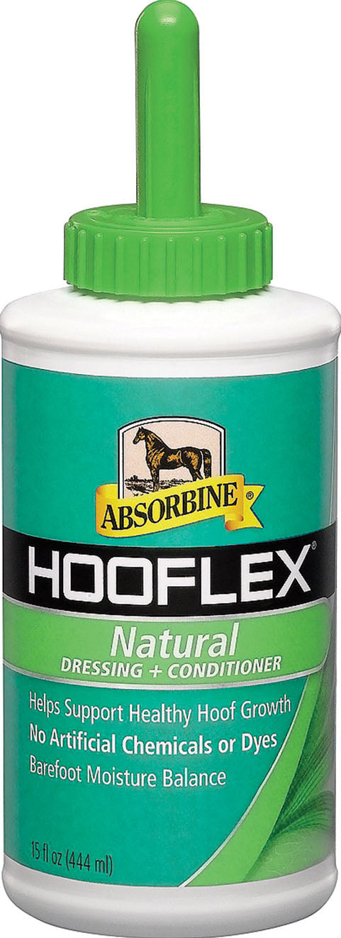 Absorbine Hooflex Dressing & Cond W/Brush, 15 oz - Hoof Conditioners