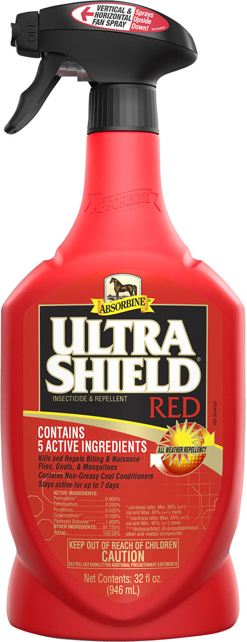 Absorbine Ultrashield Red Insect & Repel Spray, 32 oz - Ready to Use