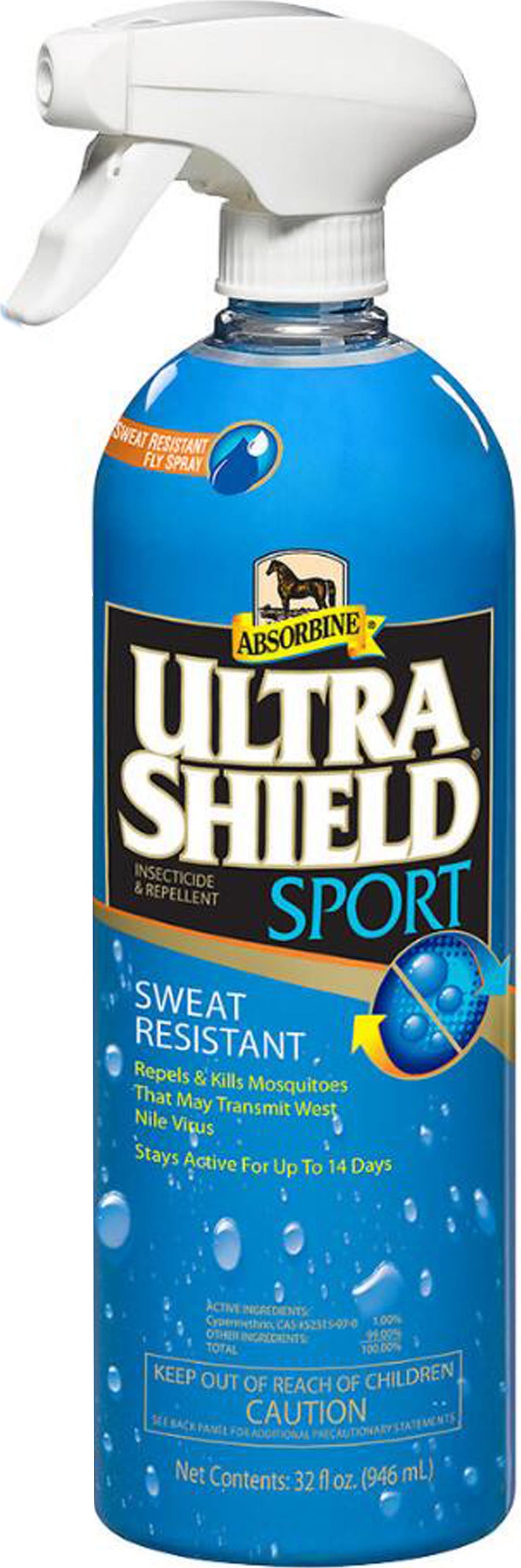 Absorbine Ultrashield Sport Insect & Repel Spray, 32 oz - Ready to Use
