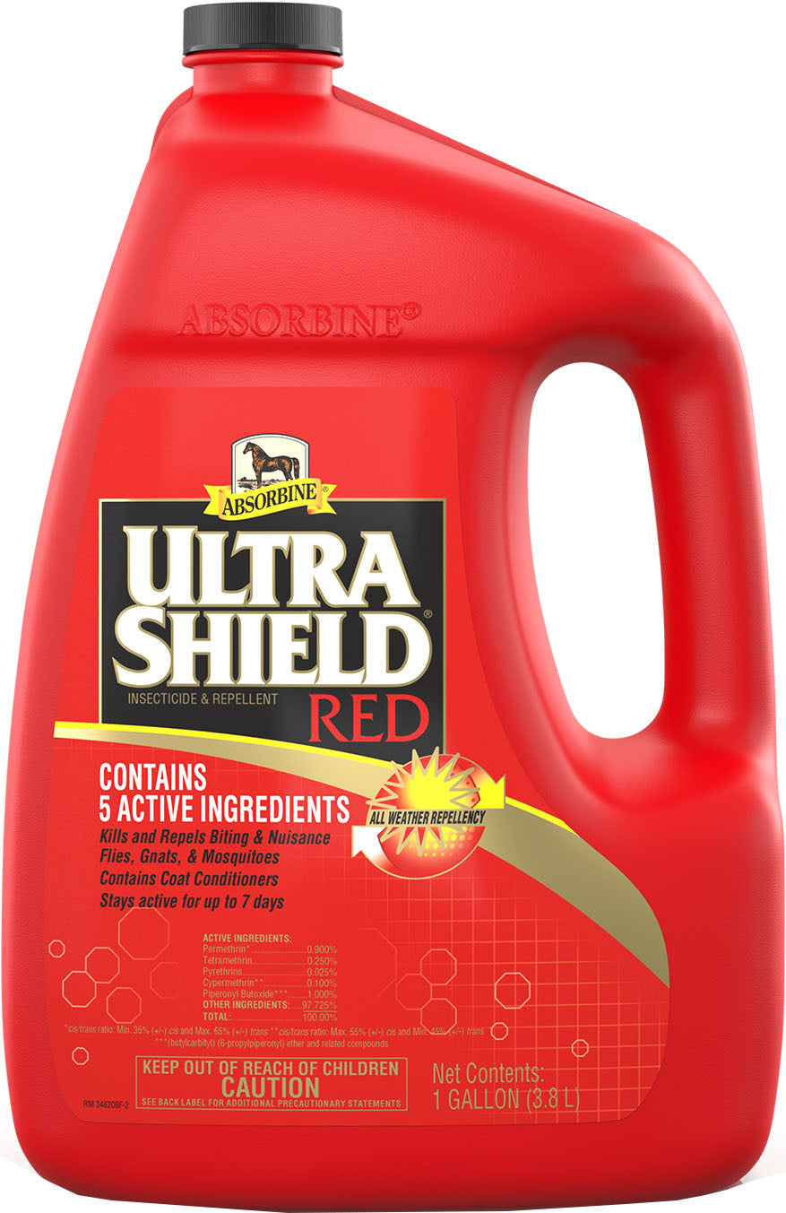 Absorbine Ultrashield Red Insecticide & Repel, 1 gal - Ready to Use