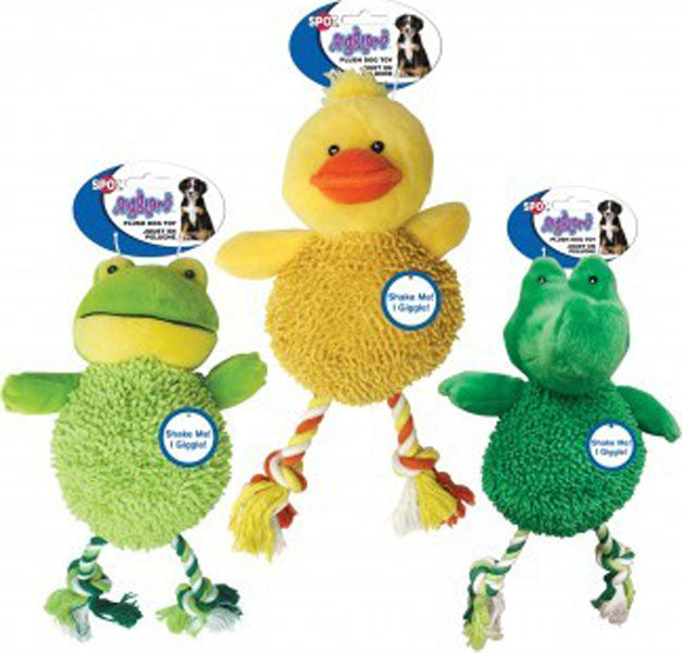 Spot Giggler Plush Water Critter, Assorted, 12 in