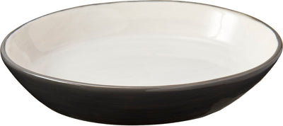 Spot 2 Tone Gray Stoneware Oval Cat Dish, Gray, 6 in - Dishes