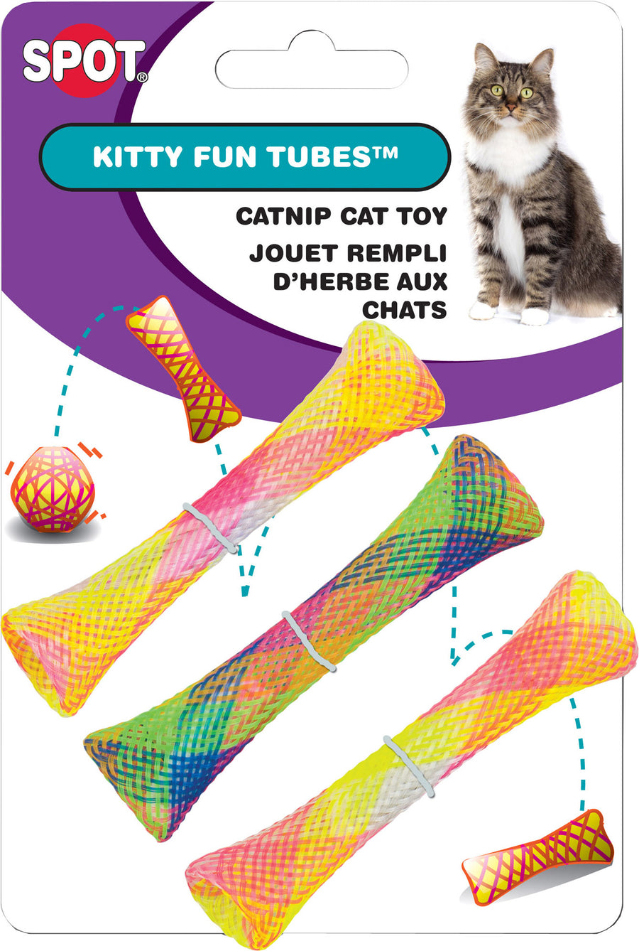 Spot Kitty Fun Tubes, Multi, 3.25 in-3 pk - General