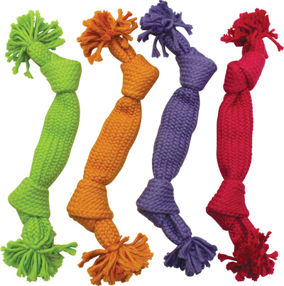 Spot Super Squeak Rope, Assorted, 14 in