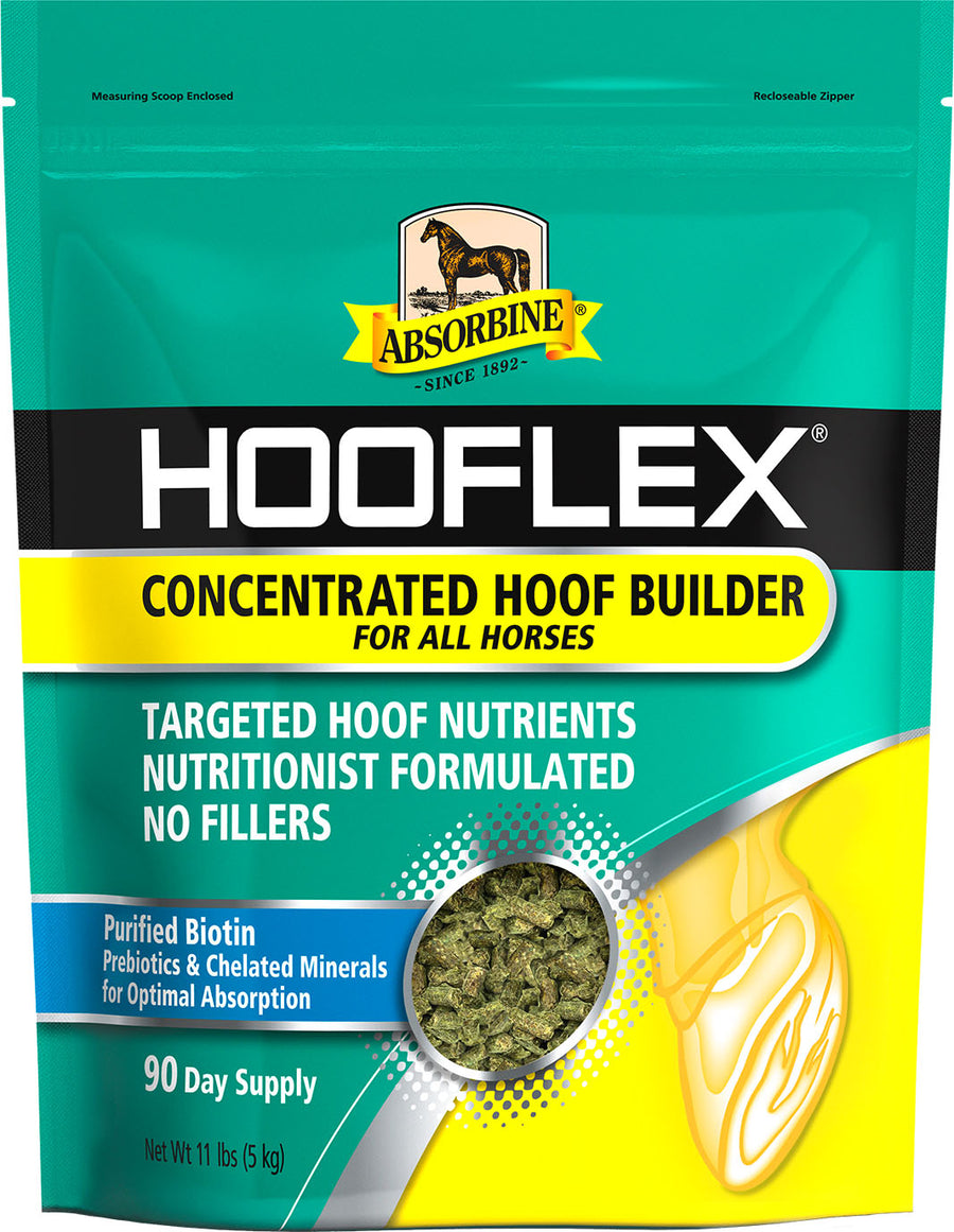 Absorbine Hooflex Conc Hoof Builder Pellets Bag, 11 lb-90 Day