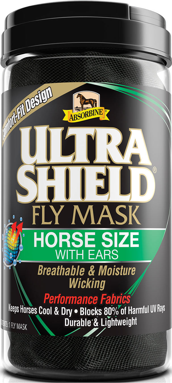 Absorbine Horse Fly Mask W/Ears, Horse - Fly Masks