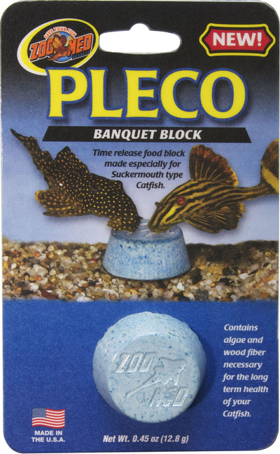 Zoo Med Pleco Banquet Block, .45 oz - Standard