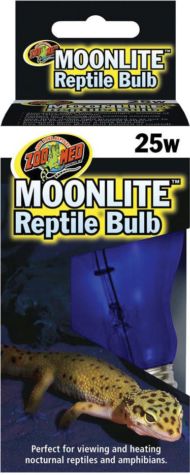 Zoo Med Moonlite Reptile Bulb, Blue, 25 Watt - Incandescent