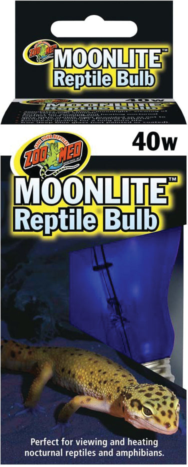Zoo Med Moonlite Reptile Bulb, Blue, 40 Watt - Incandescent