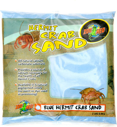 Zoo Med Hermit Crab Sand, Blue, 2 lb