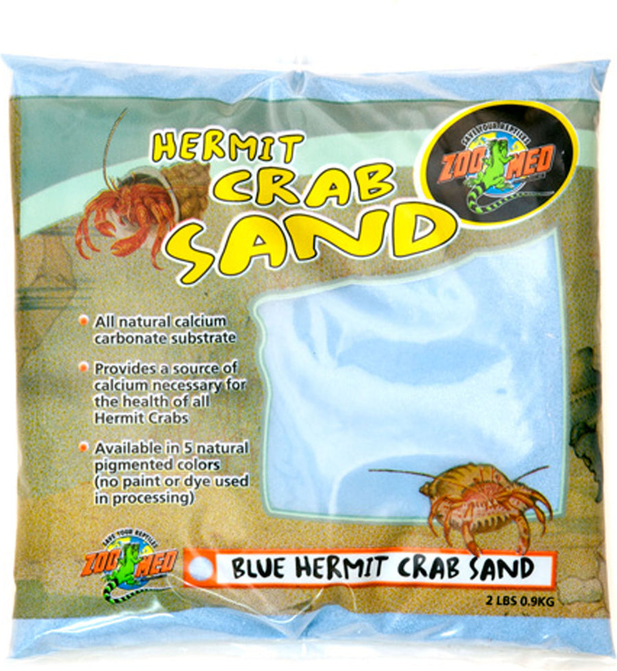 Zoo Med Hermit Crab Sand, Blue, 2 lb