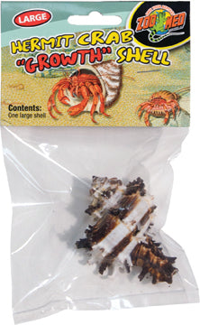 Zoo Med Hermit Crab Growth Shell, Natural, lg-1 pk