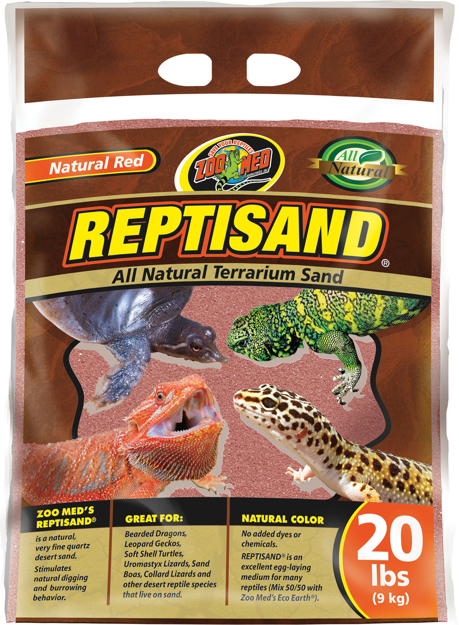 Zoo Med Reptisand Natural Terrarium Sand, Natural Red, 20 lb