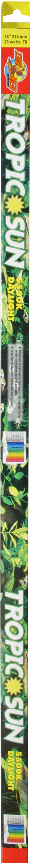 Zoo Med Tropic Sun 5500k Daylight t8 Bulb, 36 in-25 Watt - Fluorescent