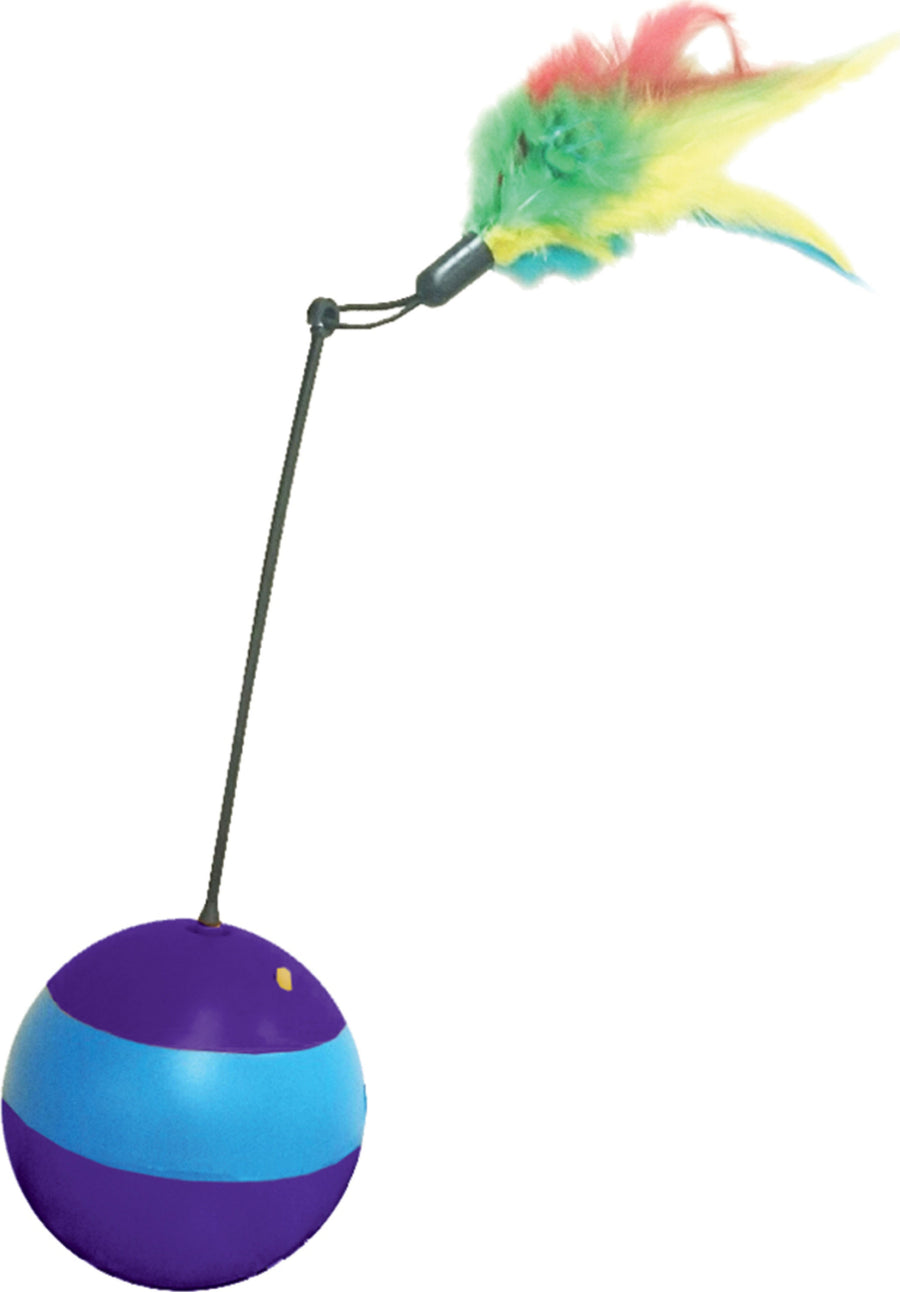 Spot Spin About Motorized Ball, Blue/Purple - Laser