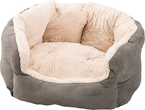 Sleep Zone Reversible Cushion Cuddler, Light Gray, 18 in - Beds