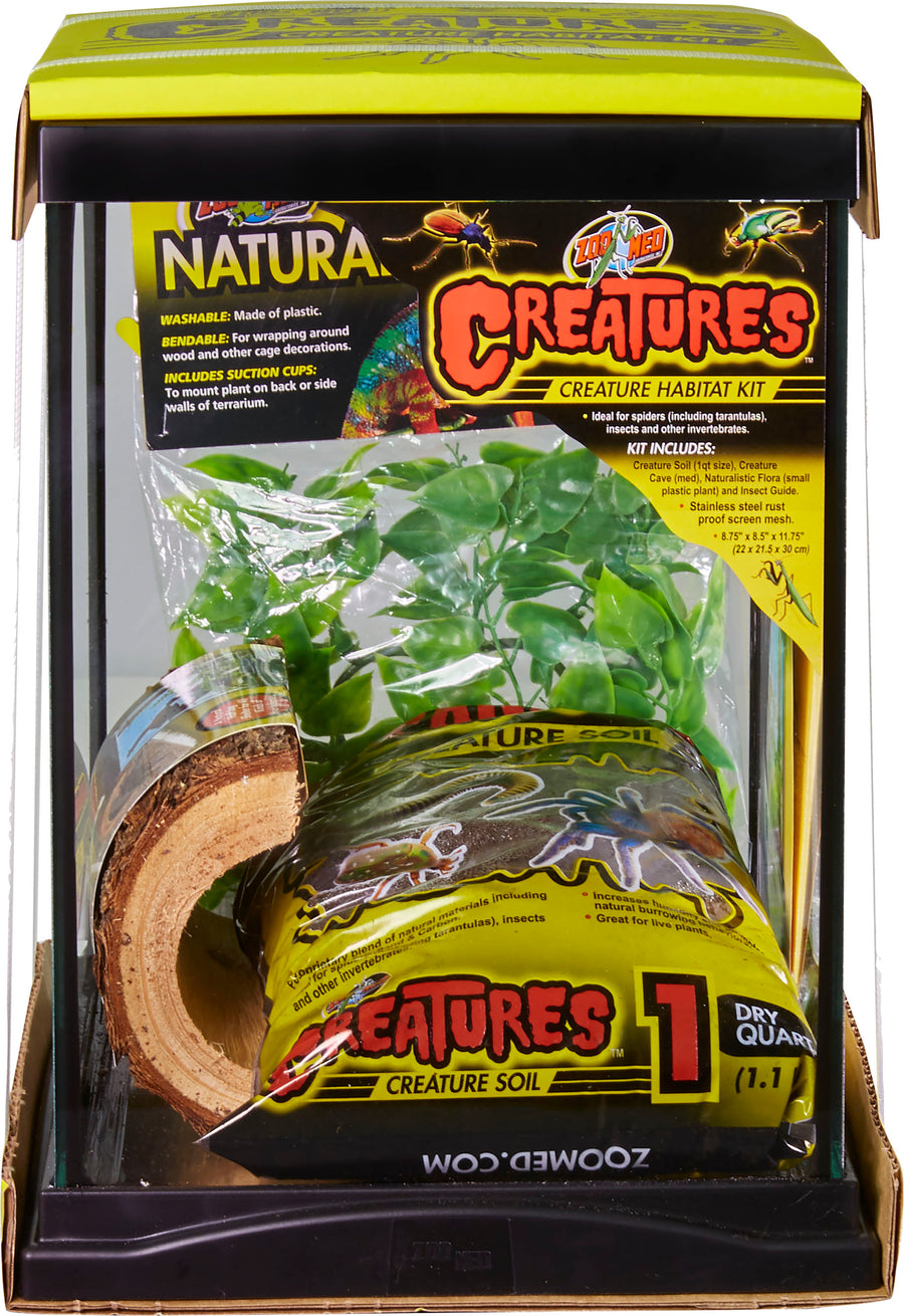 Zoo Med Creatures Habitat Kit, 8.5x9x12 in - Starter Kits