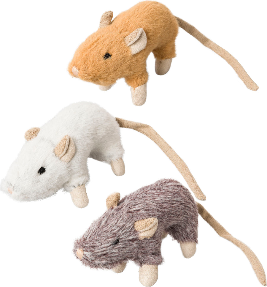 Spot House Mouse Helen W/Catnip, Assorted, 4 in