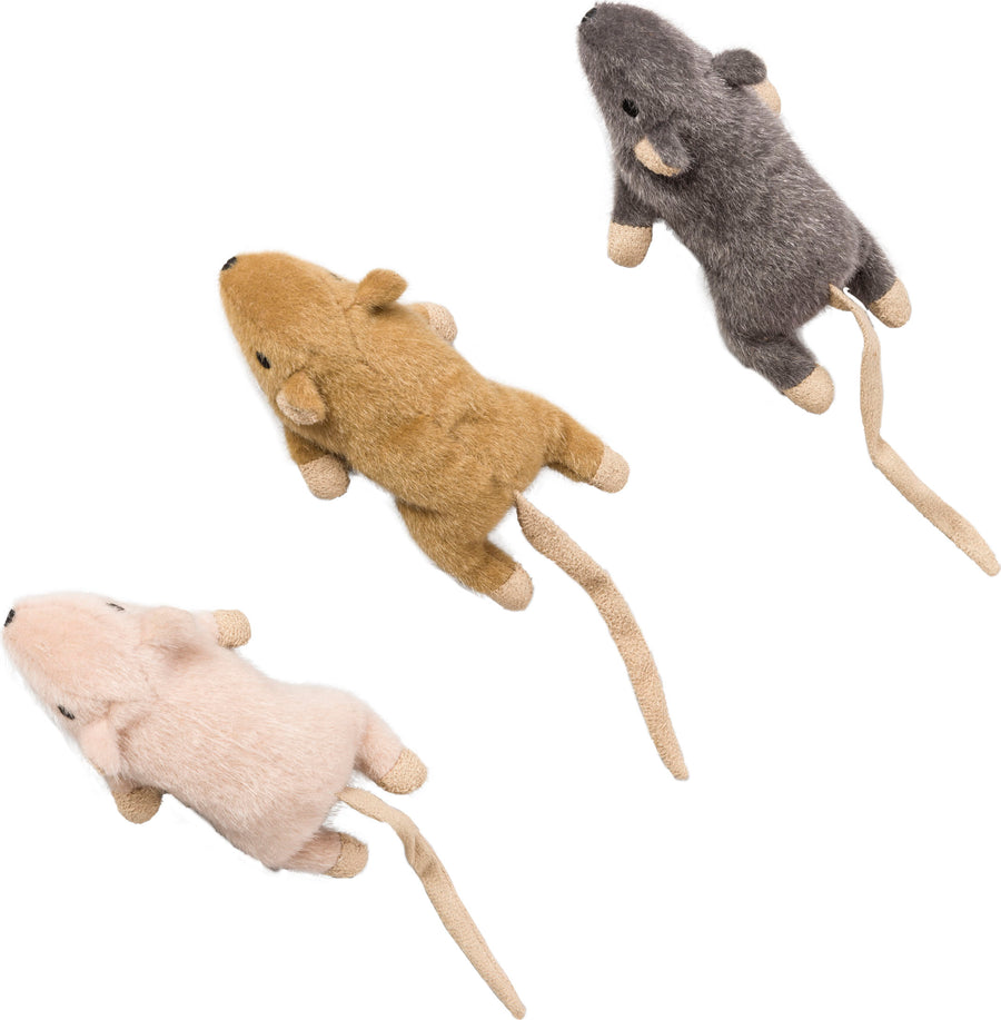 Spot Flat Mouse Frankie W/Catnip, Assorted, 5.5 in