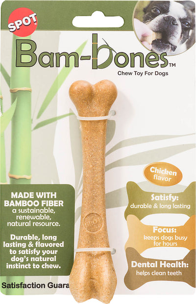 Spot Bambone Bone, Chicken, 5.75 in - Hard Plastic