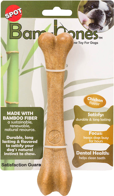 Spot Bambone Bone, Chicken, 7.25 in - Hard Plastic
