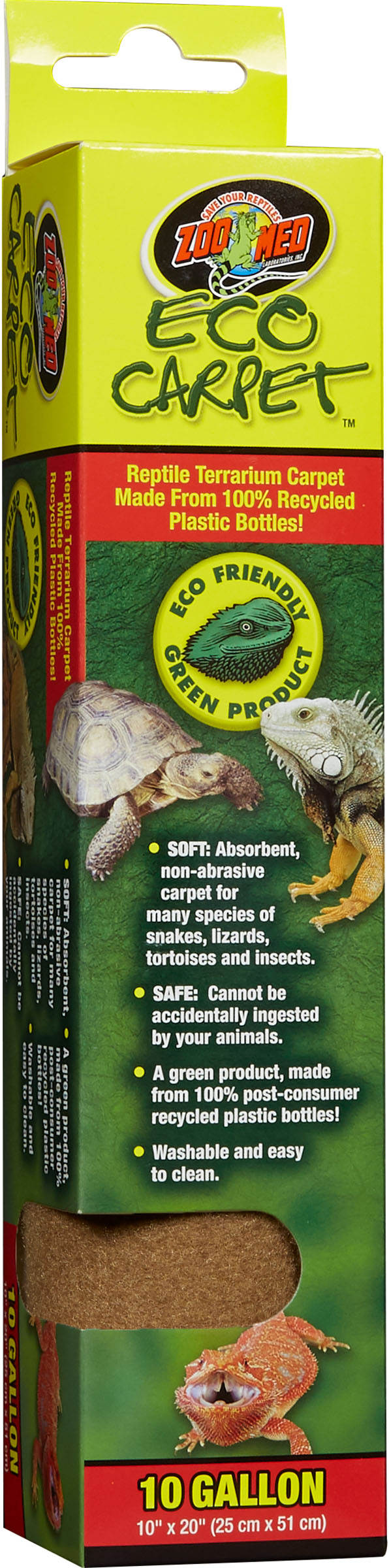 Zoo Med Eco Terrarium Carpet, Tan, 10 gal