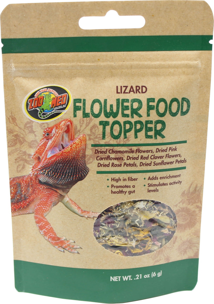 Zoo Med Lizard Flower Food Topper, .21 oz - General