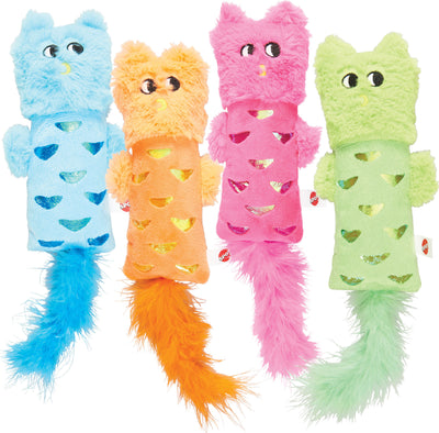Spot Hug n Kick Shimmer Glimmer w/ Catnip, Assorted, 10 in