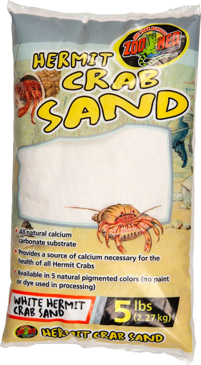 Zoo Med Hermit Crab Sand, White, 5 lb