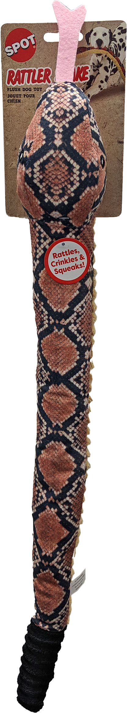 Spot Rattler Snake, 24 in - Plush