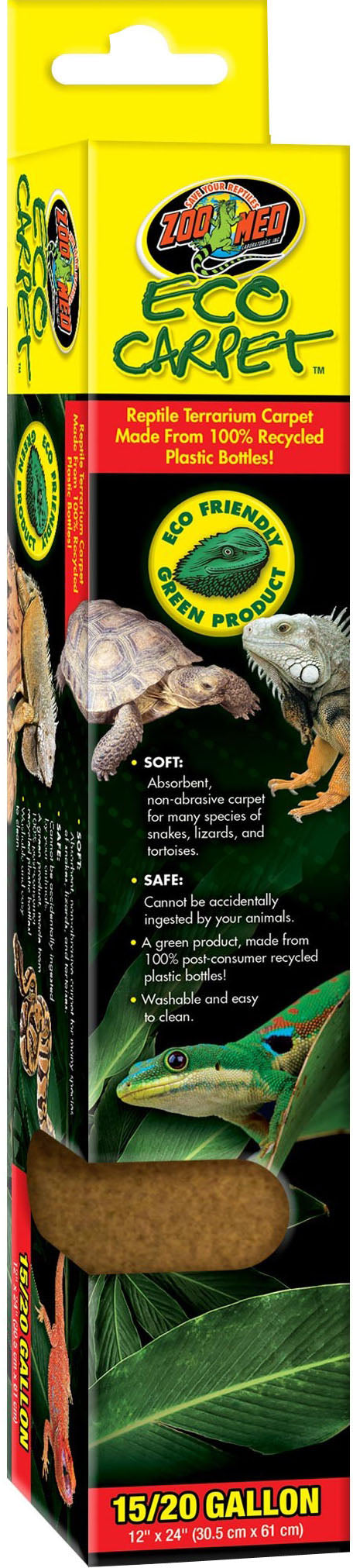 Zoo Med Eco Terrarium Carpet, Tan, 15 gal