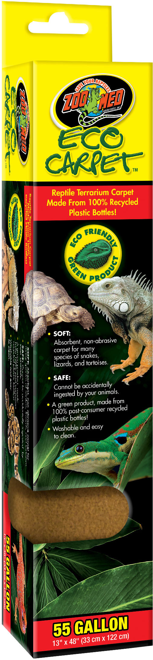 Zoo Med Eco Terrarium Carpet, Tan, 55 gal
