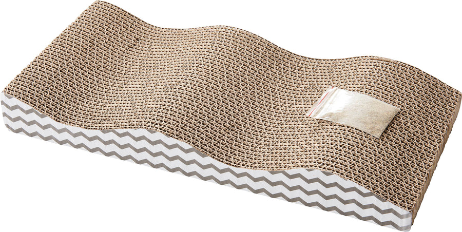Spot Wave Cat Scratcher W/Catnip, 17 in - Scratch Posts
