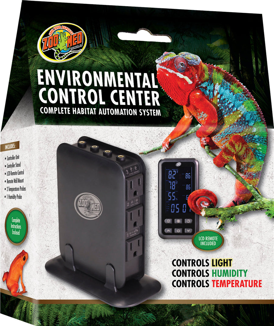 Zoo Med Environmental Control Center, Black - Gauges