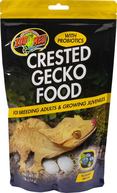 Zoo Med Crested Gecko Food Premium Blended Formula, Blueberry, 1 lb - General